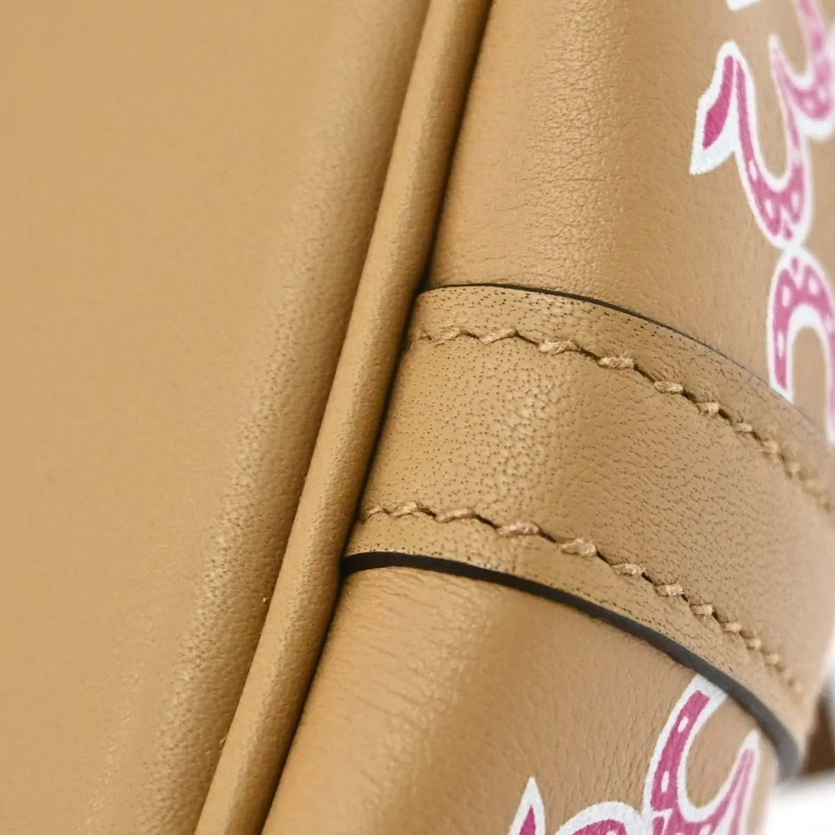 Hermes Picotin Lock Lucky Daisy Printed Swift Brown Leather Handbag (Pre-Owned)