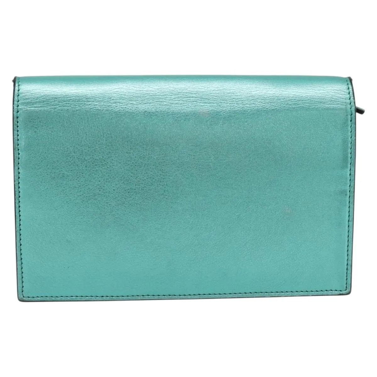 Saint Laurent Kate Leather Green Leather Shoulder Bag Bag (Pre-Owned)