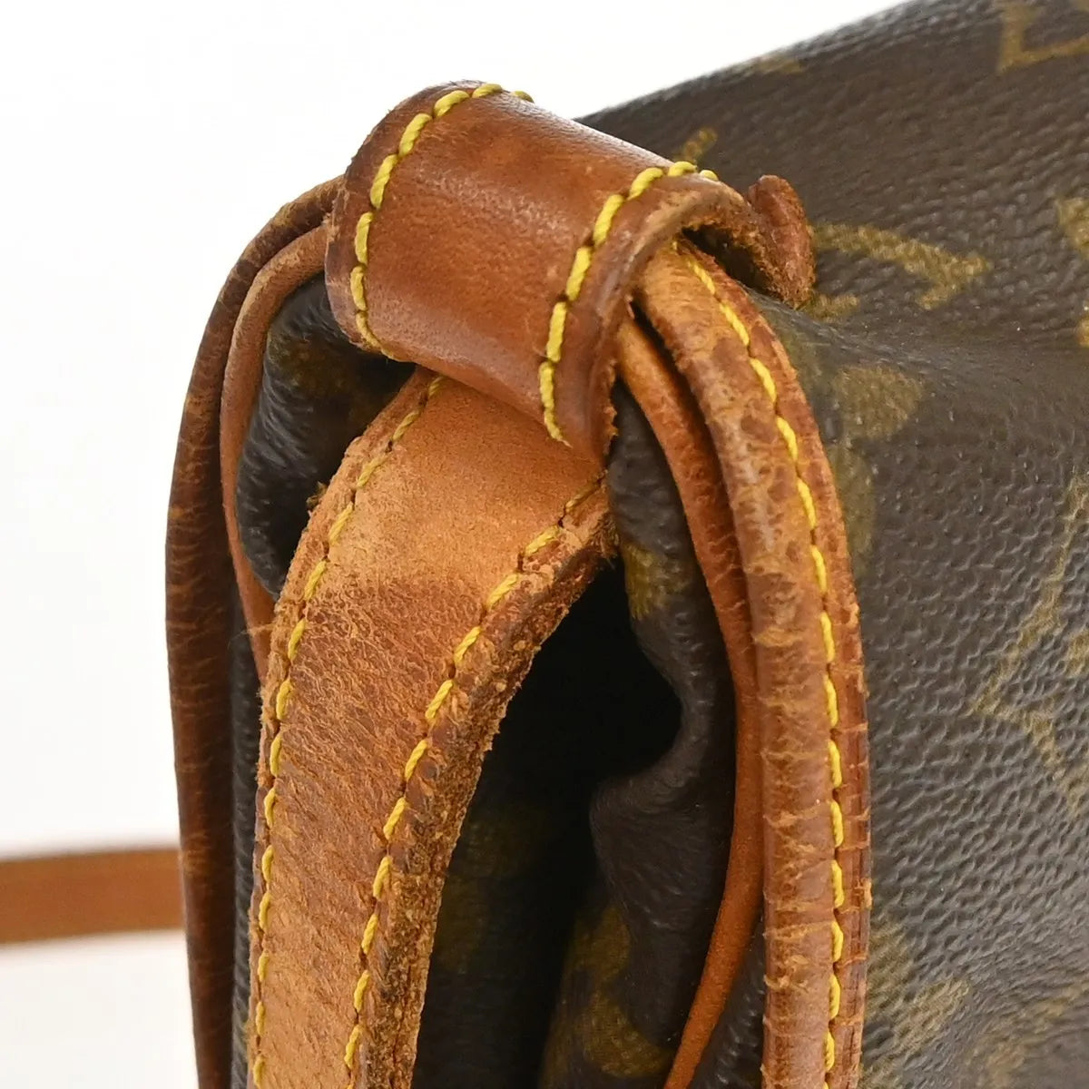 Louis Vuitton Saumur Monogram Brown Canvas Shoulder Bag Bag (Pre-Owned)