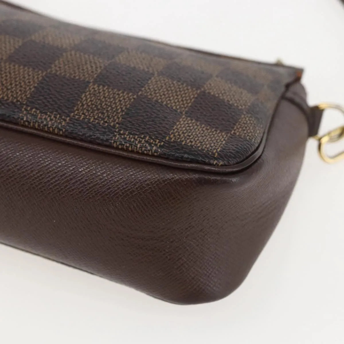 Louis Vuitton Trousse Make Up Damier Canvas Brown Canvas Clutche & Pouche Bag (Pre-Owned)
