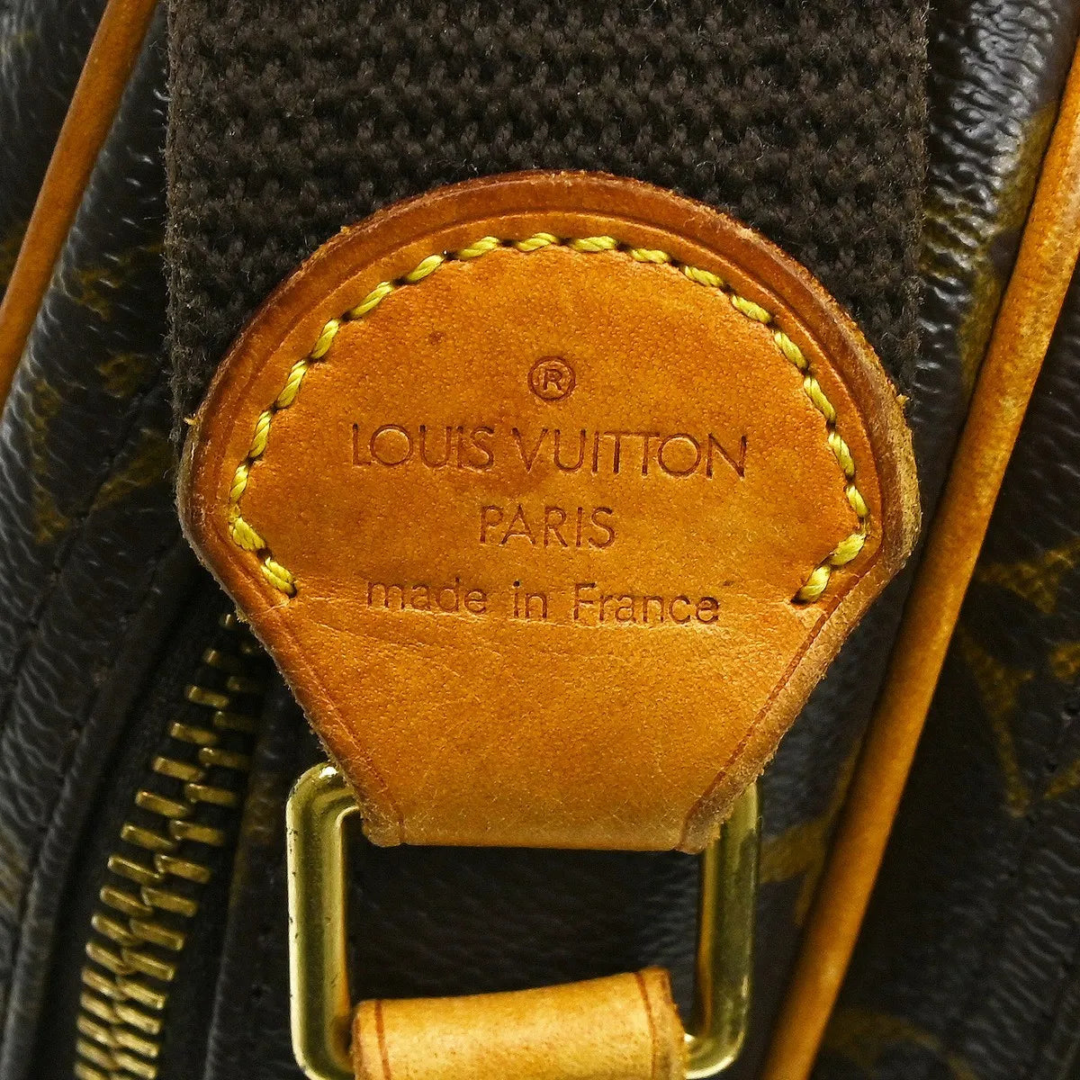 Louis Vuitton Reporter Monogram Brown Canvas Shoulder Bag Bag (Pre-Owned)