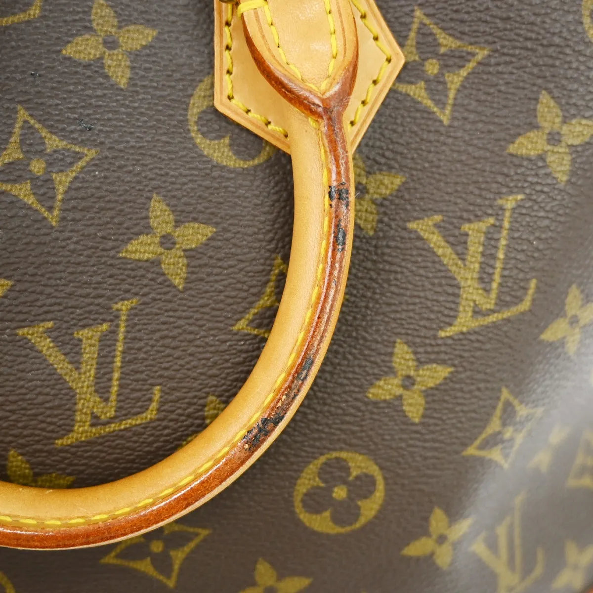 Louis Vuitton Alma Monogram Brown Canvas Handbag (Pre-Owned)