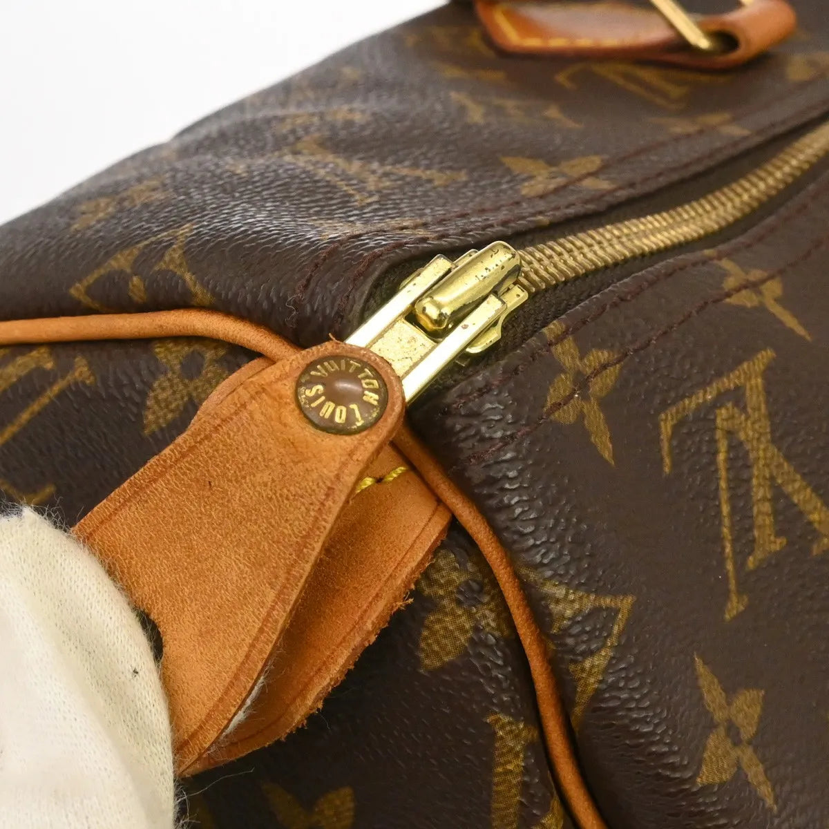 Louis Vuitton Speedy Monogram Canvas Brown Canvas Handbag (Pre-Owned)