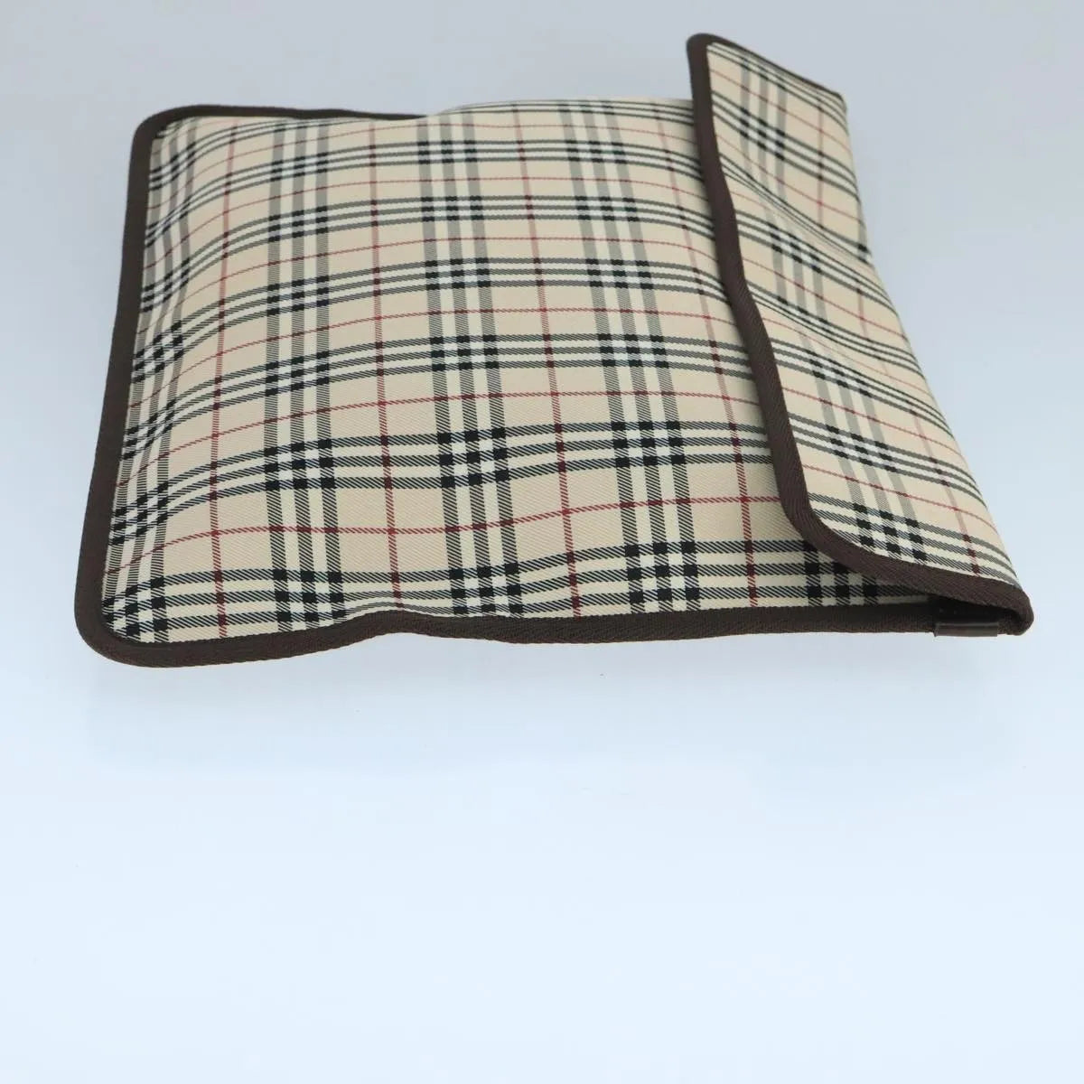 Burberry Nova Check Pochette Canvas Beige Canvas Clutche & Pouche Bag (Pre-Owned)