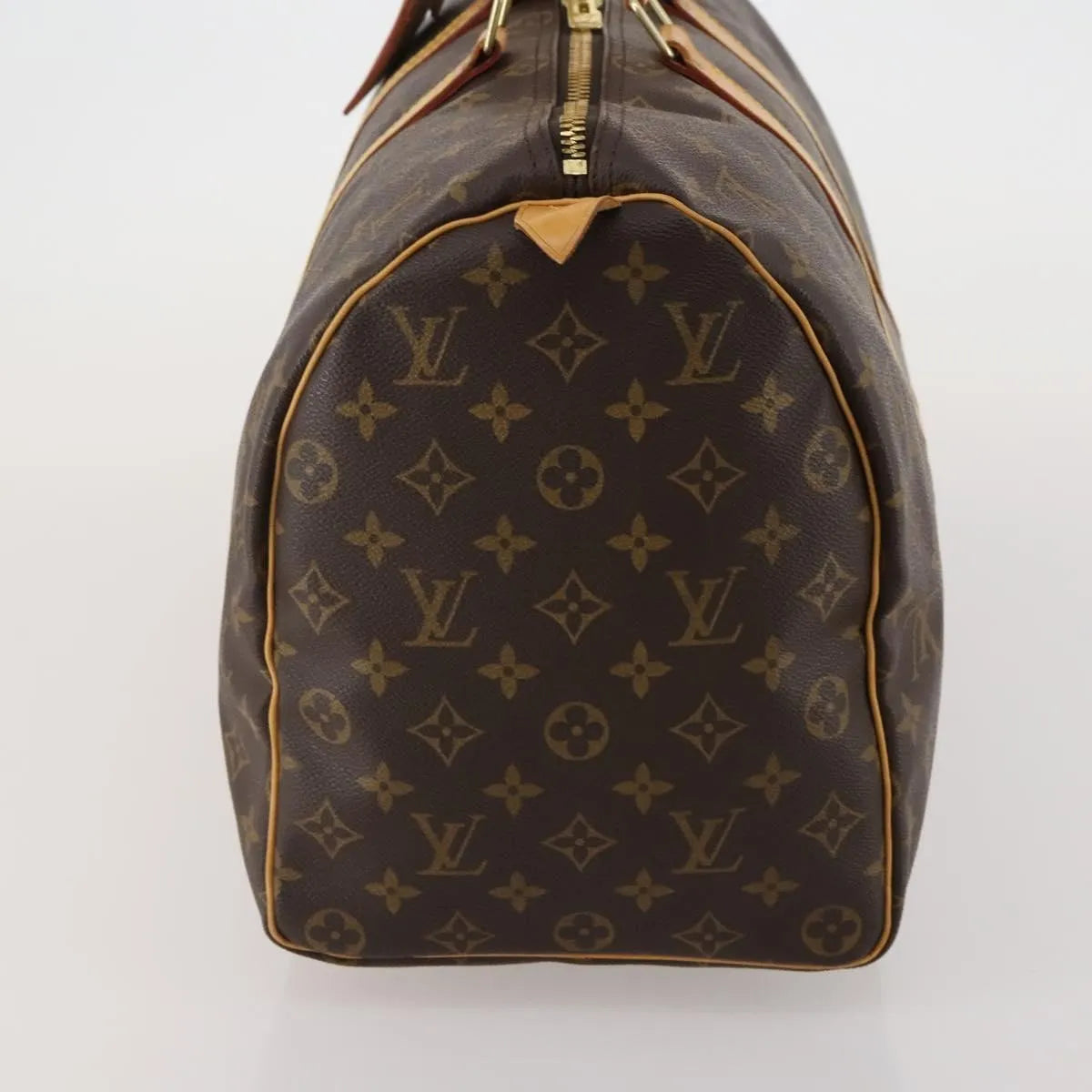 Louis Vuitton Keepall Monogram Canvas Brown Canvas Travel Bag Bag (Pre-Owned)