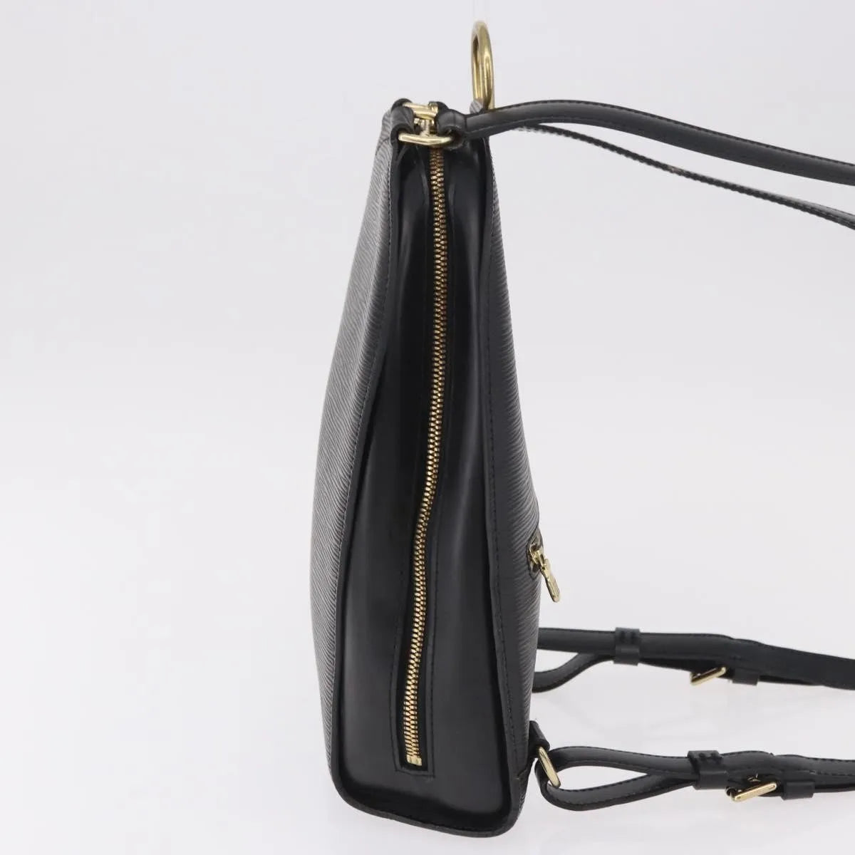 Louis Vuitton Mabillon Epi Leather Black Leather Backpack Bag (Pre-Owned)