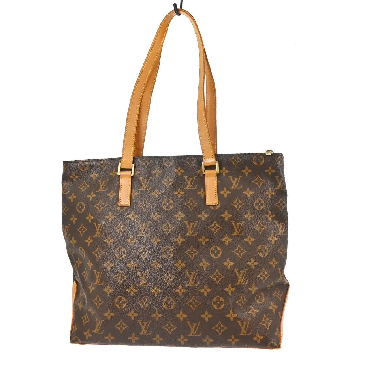 Louis Vuitton Cabas Mezzo Monogram Canvas Brown Canvas Shoulder Bag Bag (Pre-Owned)