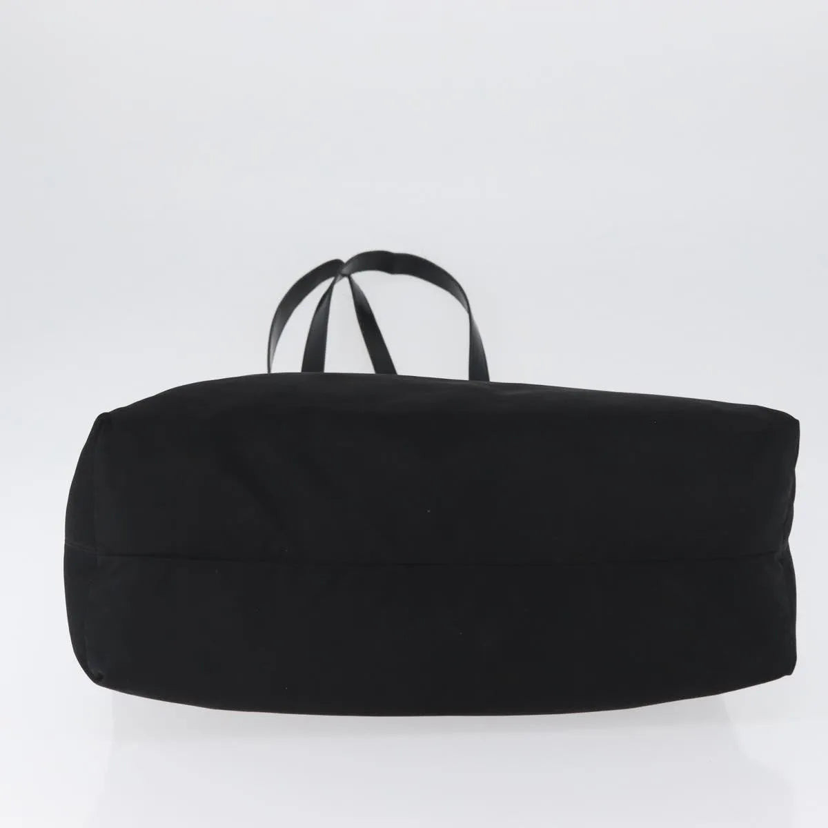 Celine Circle Logo Nylon Black Nylon Tote Bag Bag (Pre-Owned)