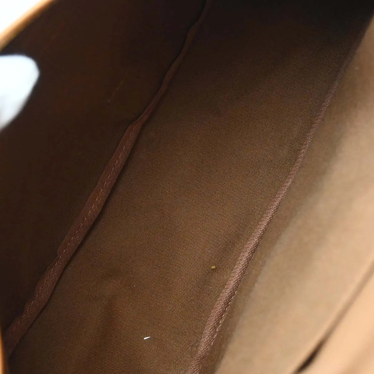 Louis Vuitton Saumur Monogram Canvas Brown Canvas Shoulder Bag Bag (Pre-Owned)