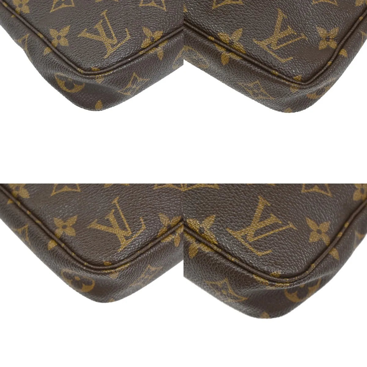 Louis Vuitton Pochette Accessoires Nm Monogram Canvas Brown Canvas Clutche & Pouche Bag (Pre-Owned)