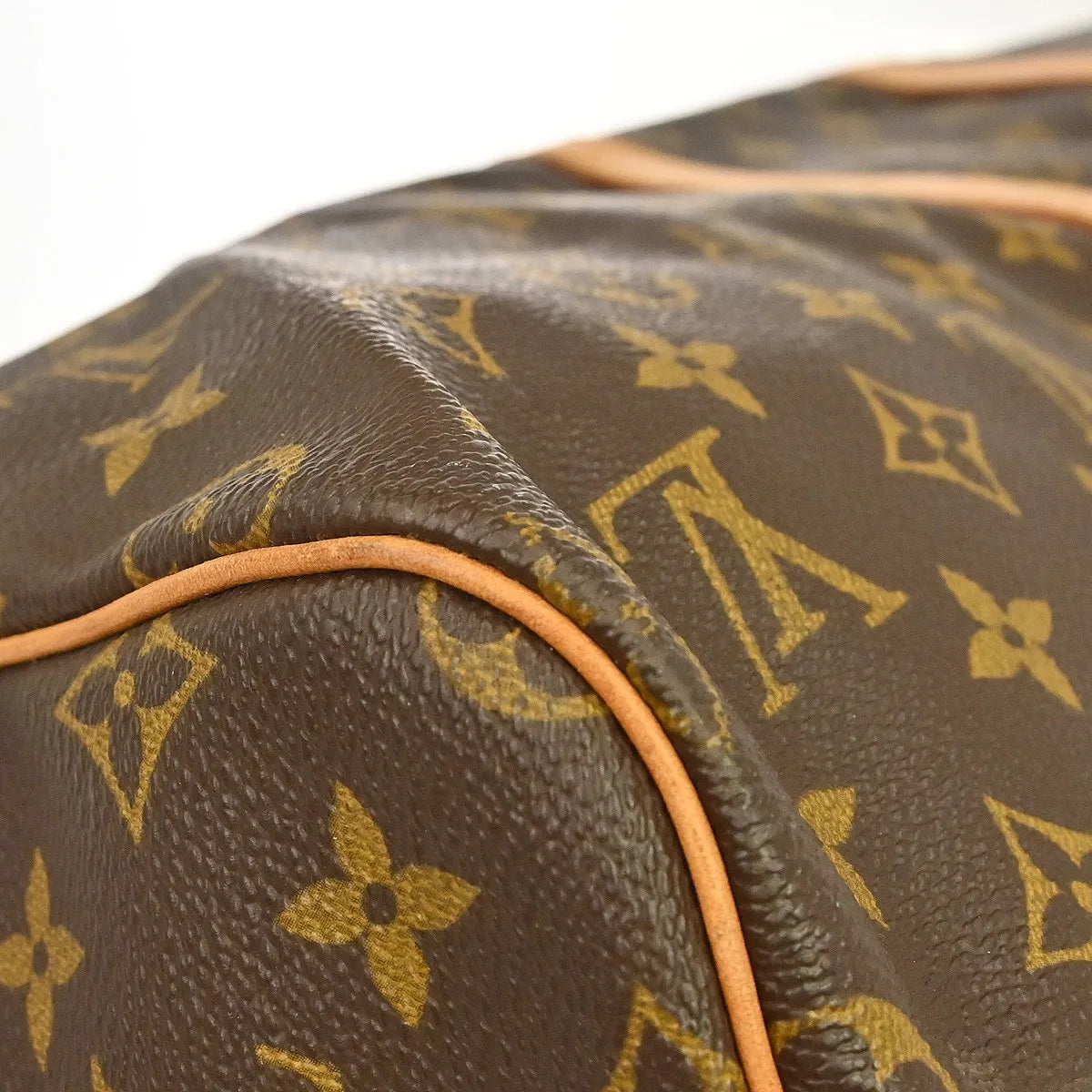 Louis Vuitton Keepall Bandouliere Monogram Canvas Brown Canvas Travel Bag Bag (Pre-Owned)