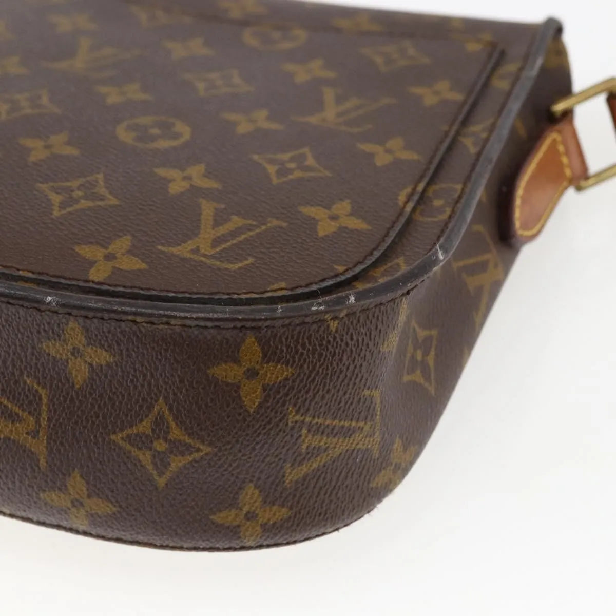 Louis Vuitton Saint Cloud Monogram Canvas Brown Canvas Shoulder Bag Bag (Pre-Owned)