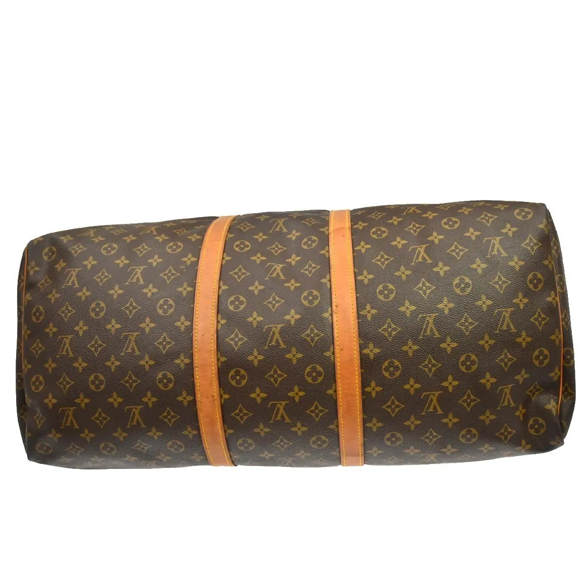 Louis Vuitton Keepall Monogram Canvas Brown Canvas Travel Bag Bag (Pre-Owned)