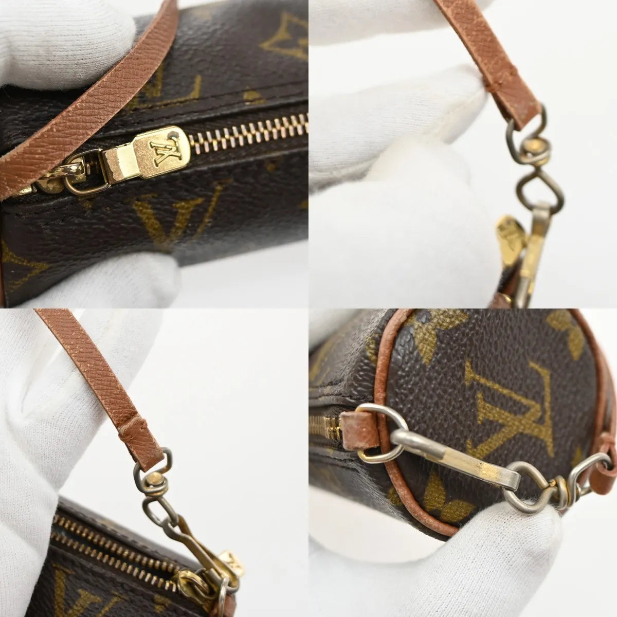 Louis Vuitton Papillon Pochette Monogram Canvas Brown Canvas Clutche & Pouche Bag (Pre-Owned)