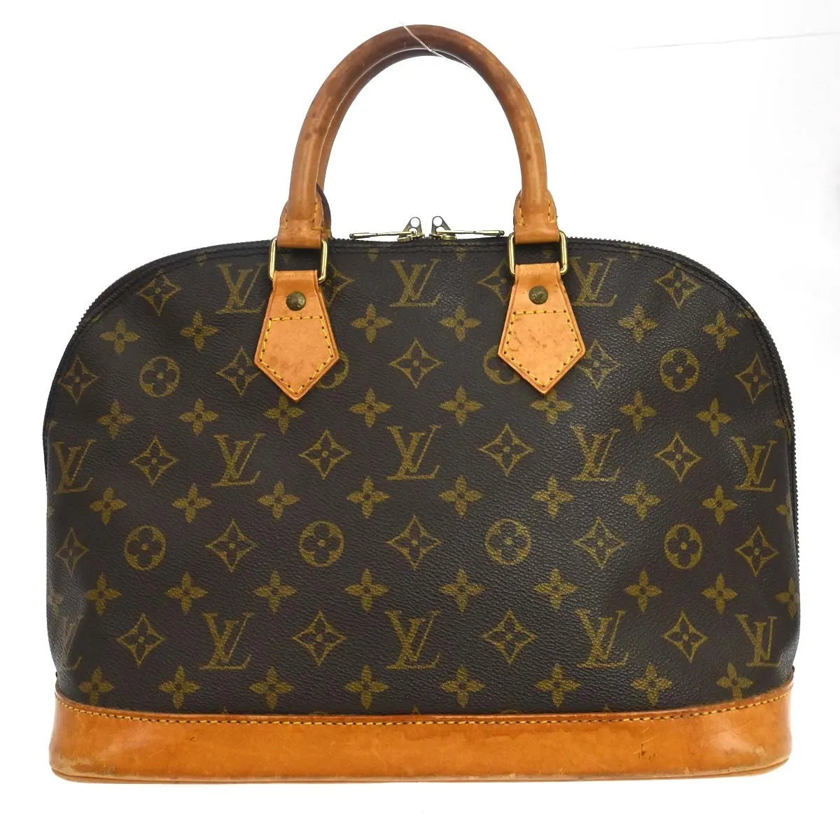Louis Vuitton Alma Monogram Canvas Brown Canvas Handbag (Pre-Owned)