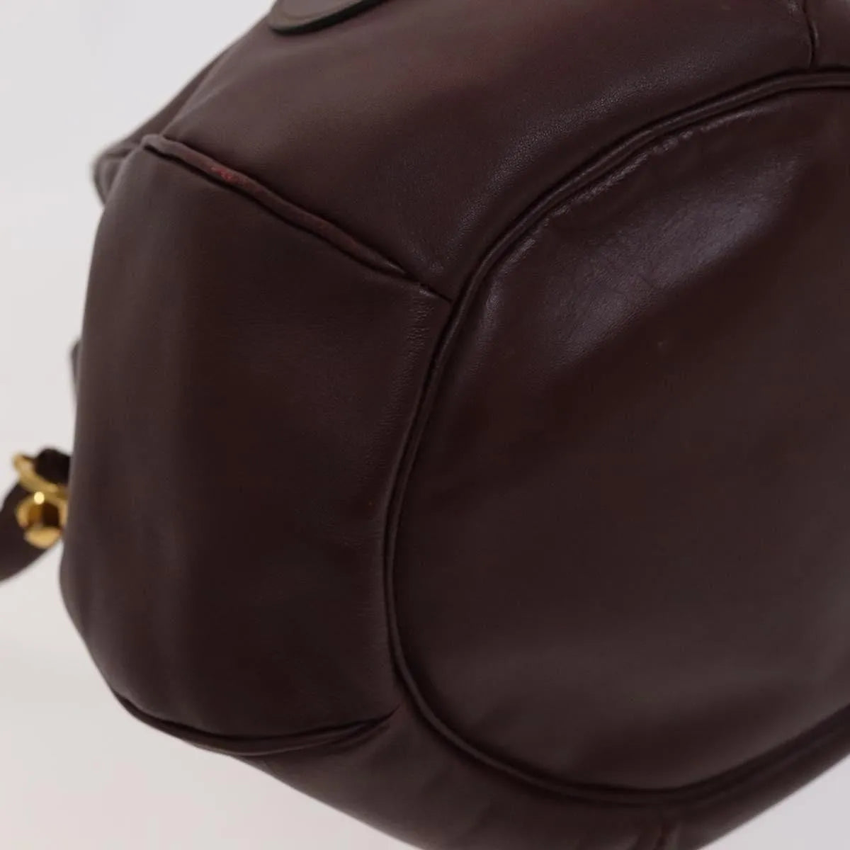 Cartier Must De Cartier Leather Red Leather Shoulder Bag Bag (Pre-Owned)