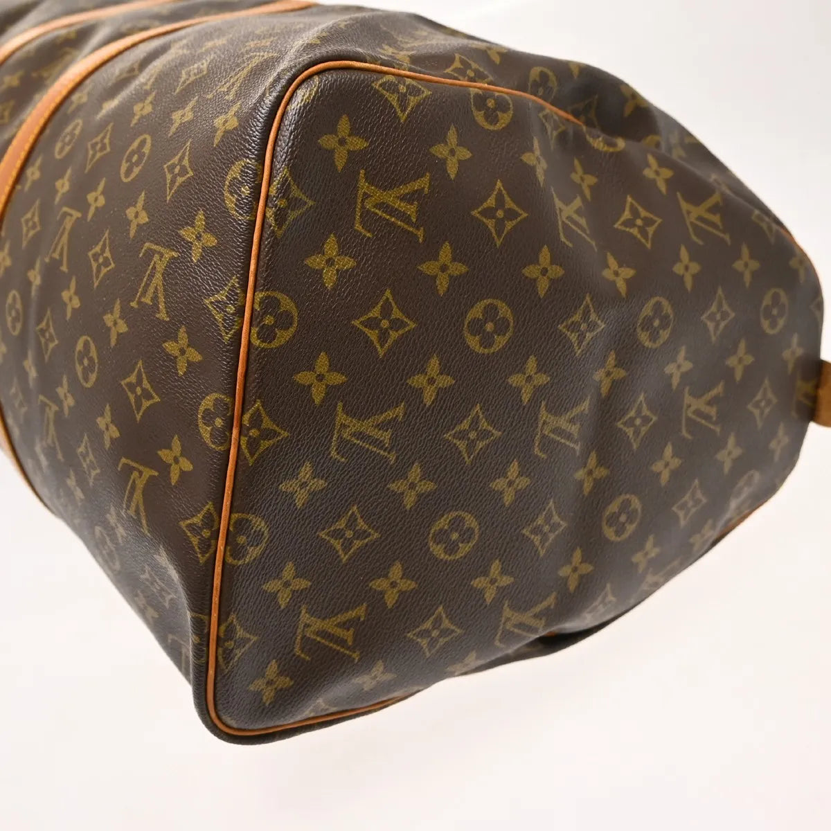 Louis Vuitton Keepall Monogram Brown Canvas Travel Bag Bag (Pre-Owned)