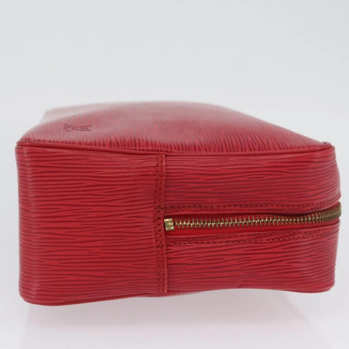 Louis Vuitton Trousse Toiletry Monogram Canvas Red Leather Clutche & Pouche Bag (Pre-Owned)