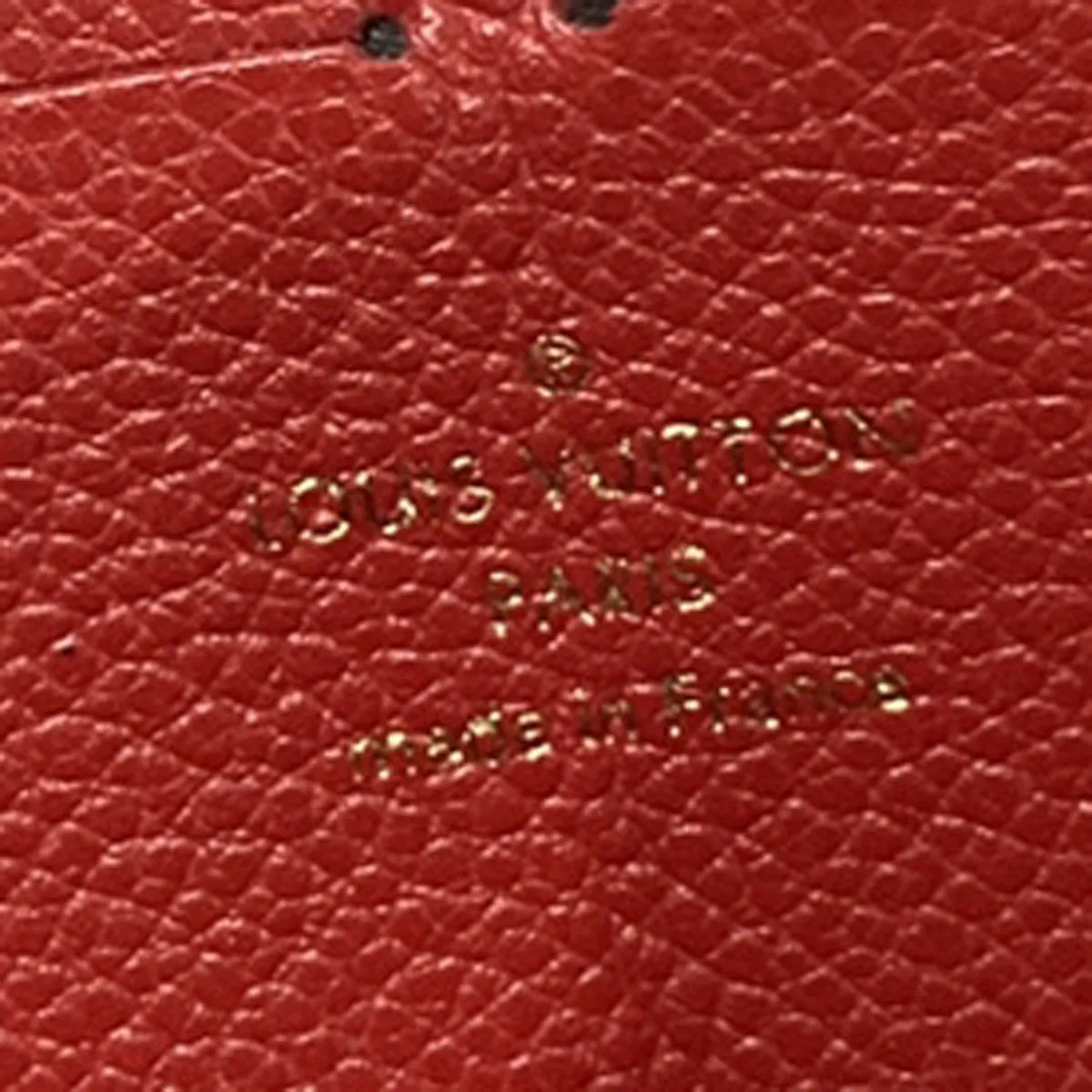Louis Vuitton Portefeuille Zippy Monogramme Empreinte Monogramme Empreinte Red Leather Wallets Accessory (Pre-Owned)