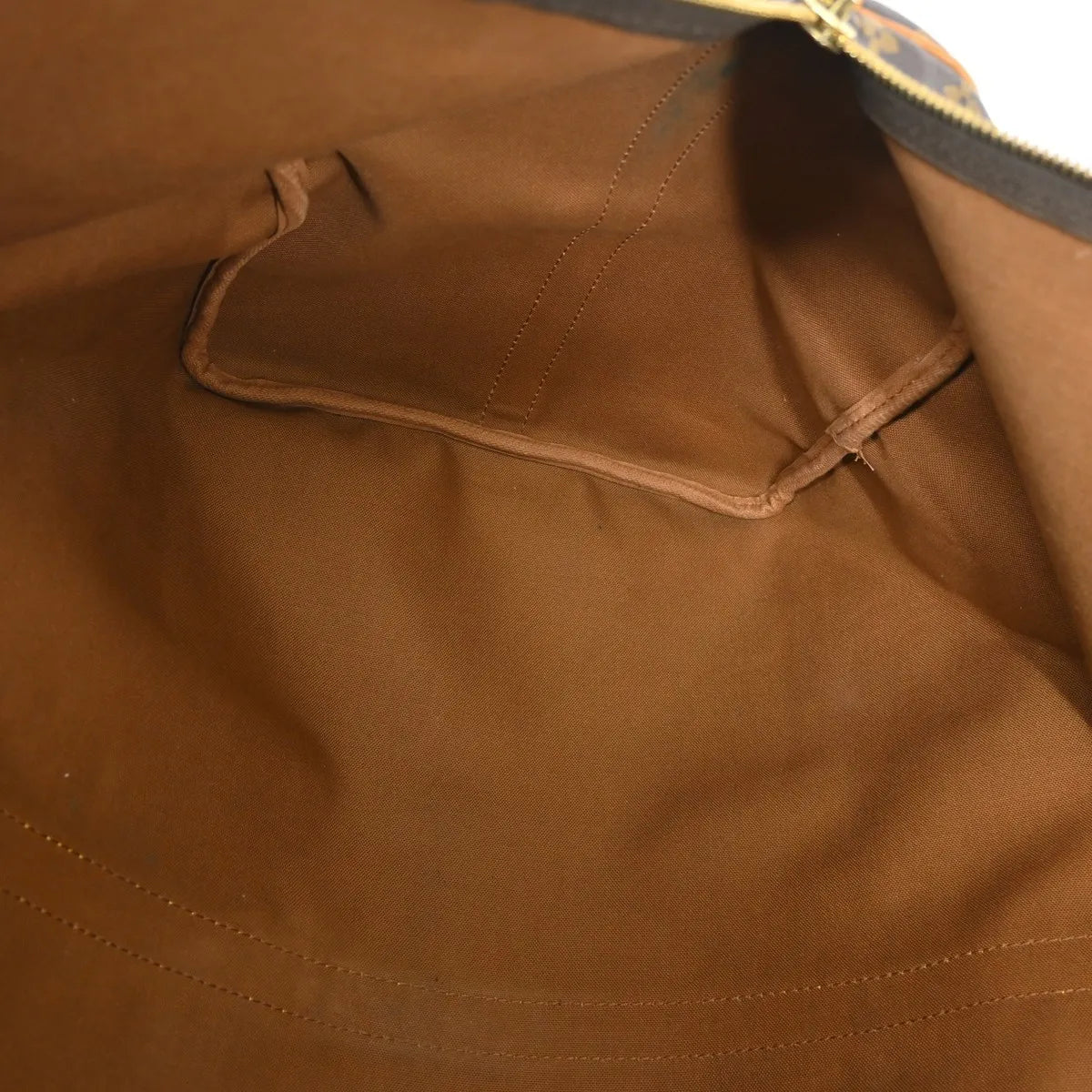 Louis Vuitton Keepall Bandouliere Bag Monogram Canvas Brown Canvas Travel Bag Bag (Pre-Owned)