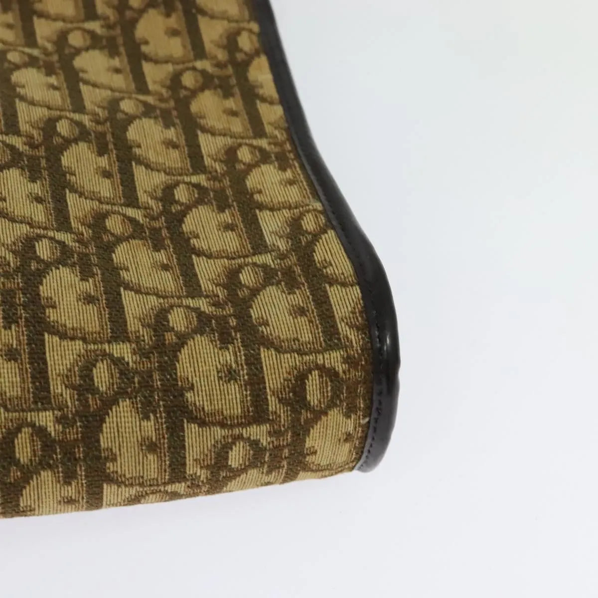 Christian Dior Vintage Trotter Canvas Brown Canvas Shoulder Bag Bag (Pre-Owned)