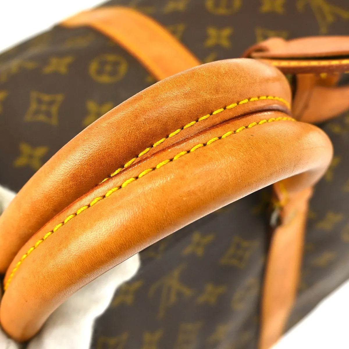 Louis Vuitton Keepall Monogram Canvas Brown Canvas Travel Bag Bag (Pre-Owned)