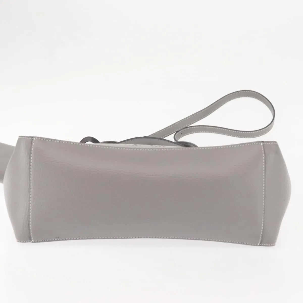Stella Mccartney Alter Tote Leather Gray Leather Tote Bag Bag (Pre-Owned)