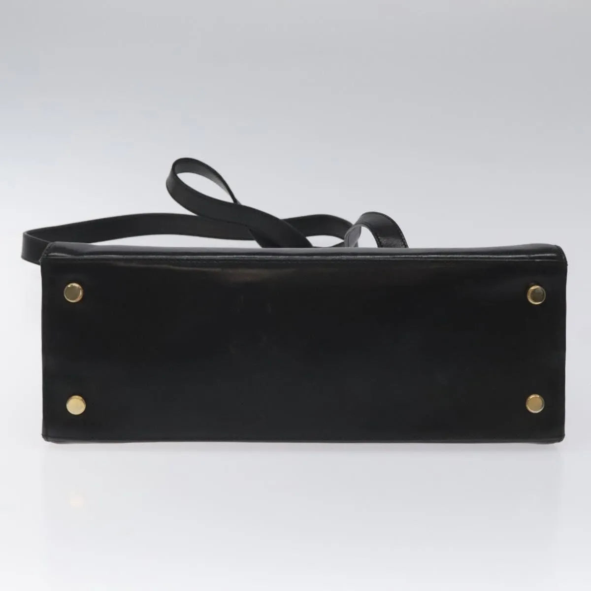 Salvatore Ferragamo Vala Leather Black Leather Shoulder Bag Bag (Pre-Owned)