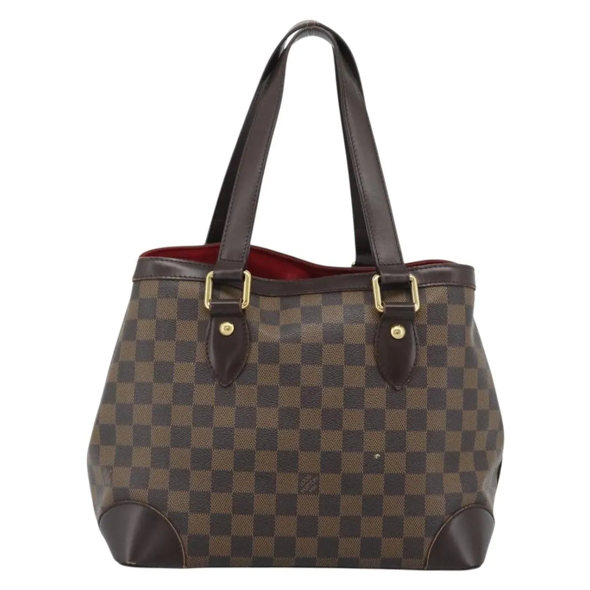 Louis Vuitton Hampstead Damier Brown Canvas Tote Bag Bag (Pre-Owned)