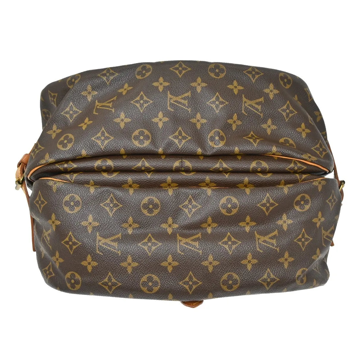 Louis Vuitton Saumur Monogram Canvas Brown Canvas Shoulder Bag Bag (Pre-Owned)