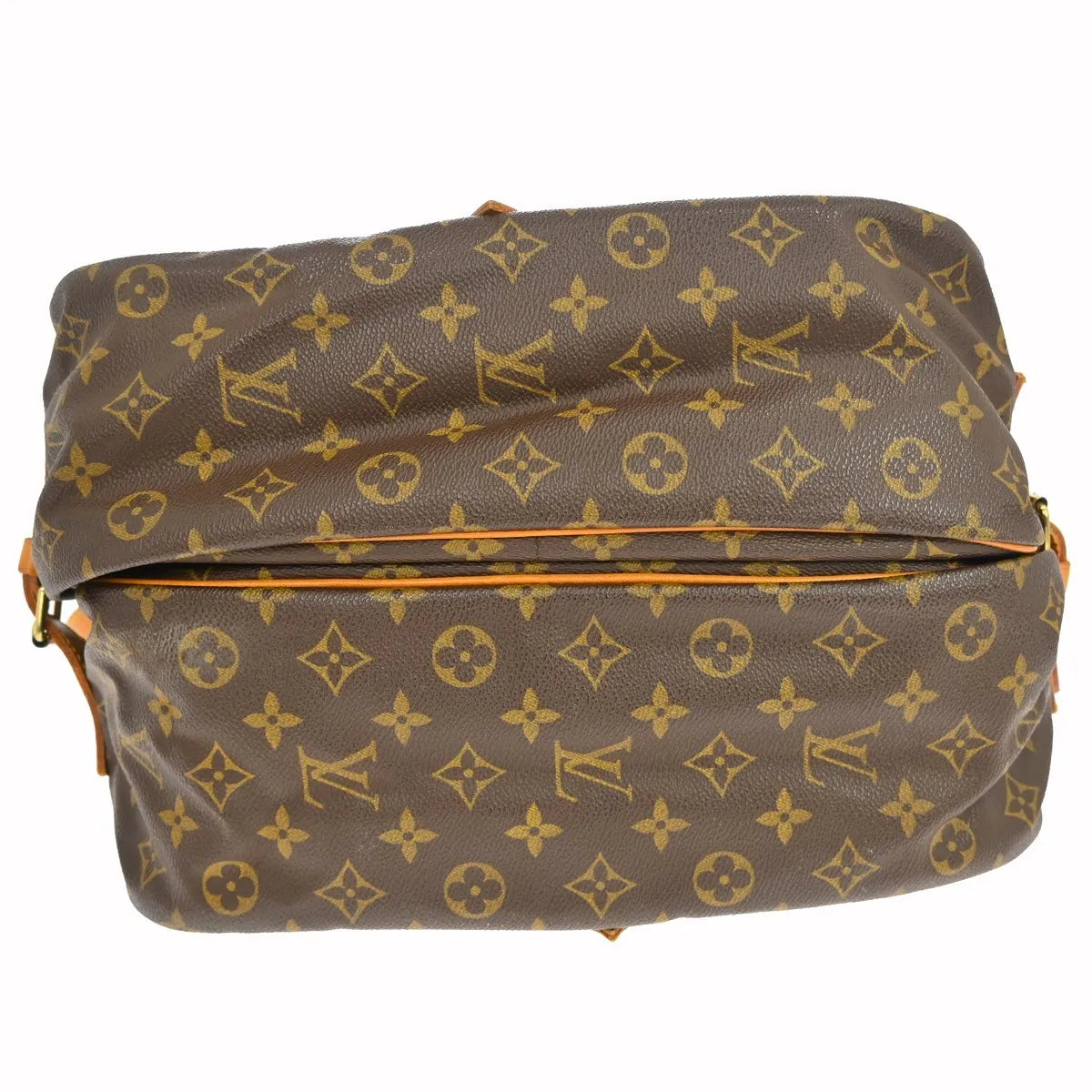 Louis Vuitton Saumur Monogram Canvas Brown Canvas Shoulder Bag Bag (Pre-Owned)