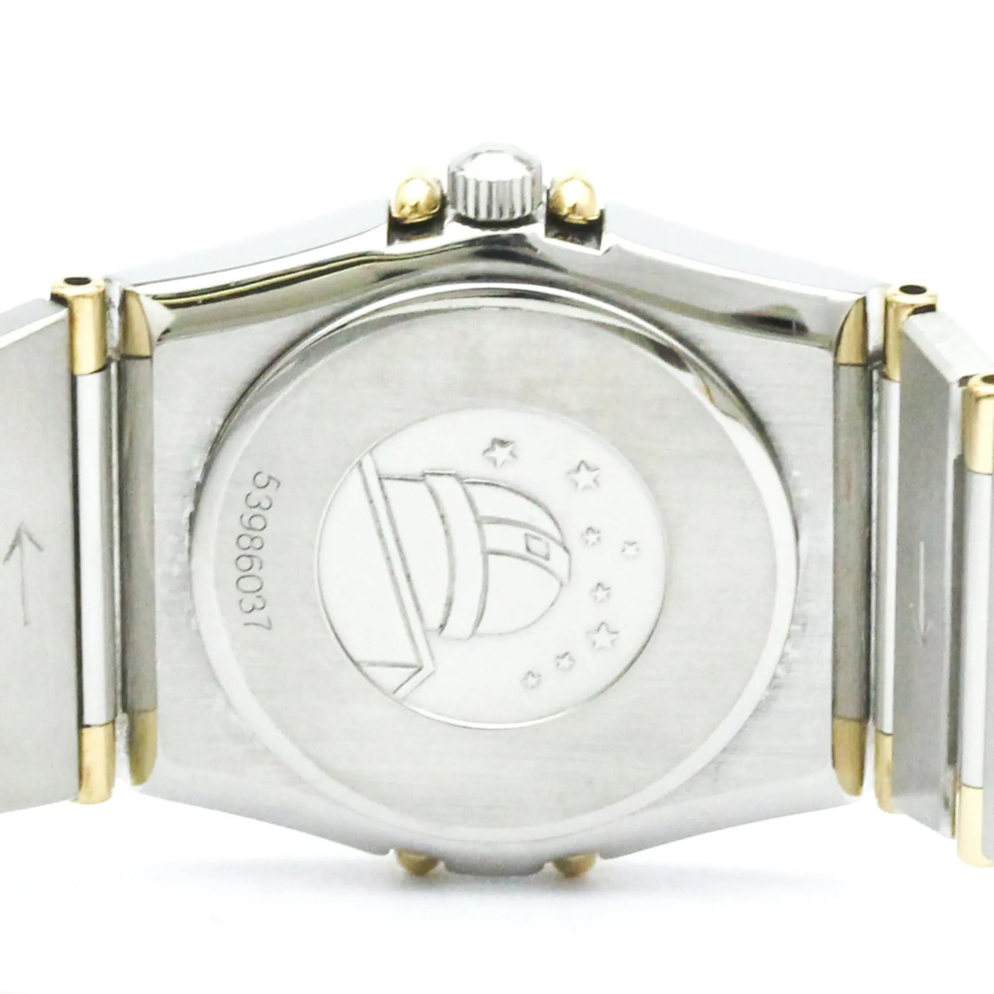Omega Constellation Quartz Stainless Steel And Yellow Gold Watch (Pre-Owned)