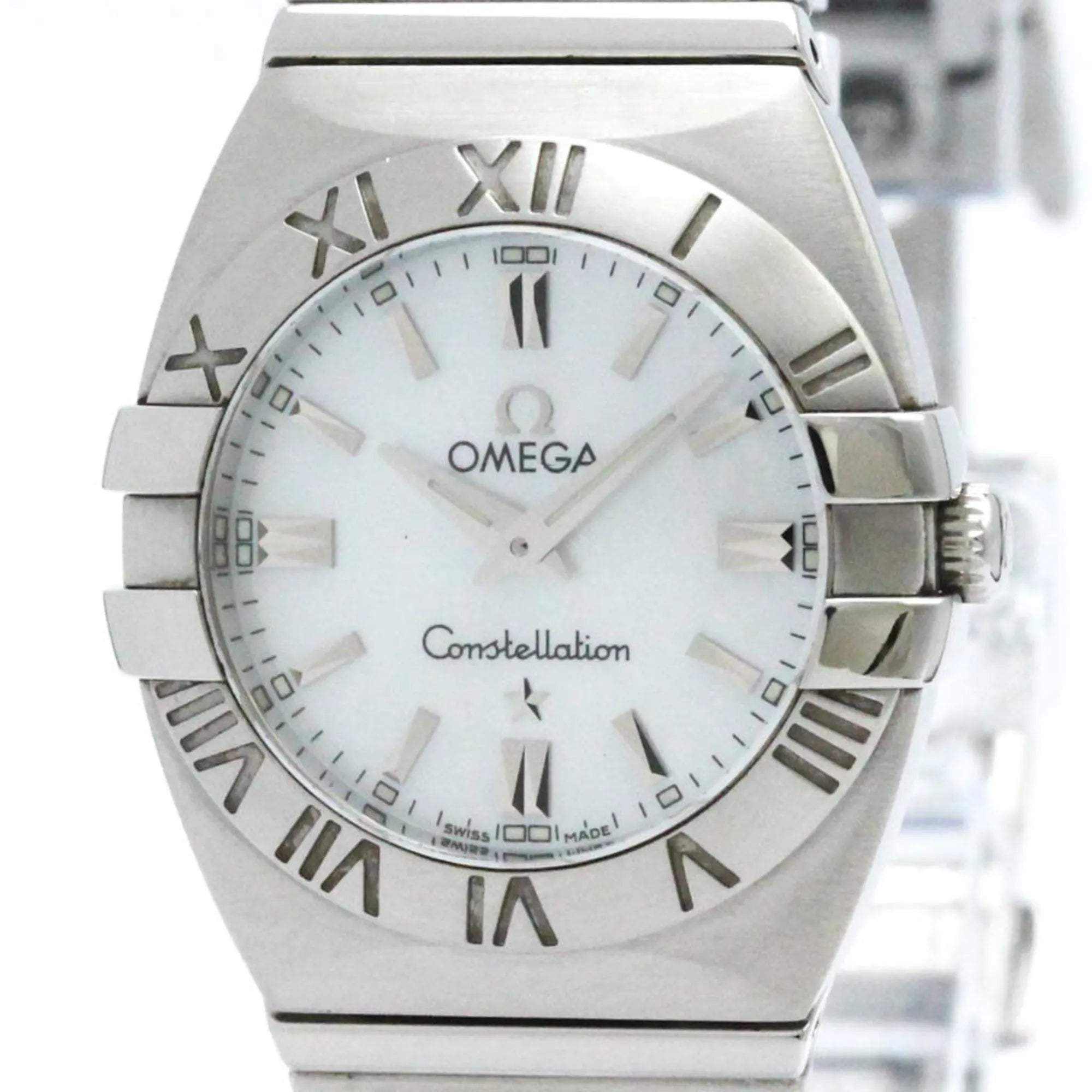 Omega Constellation Double Eagle Quartz Watch Stainless Steel Watch (Pre-Owned)