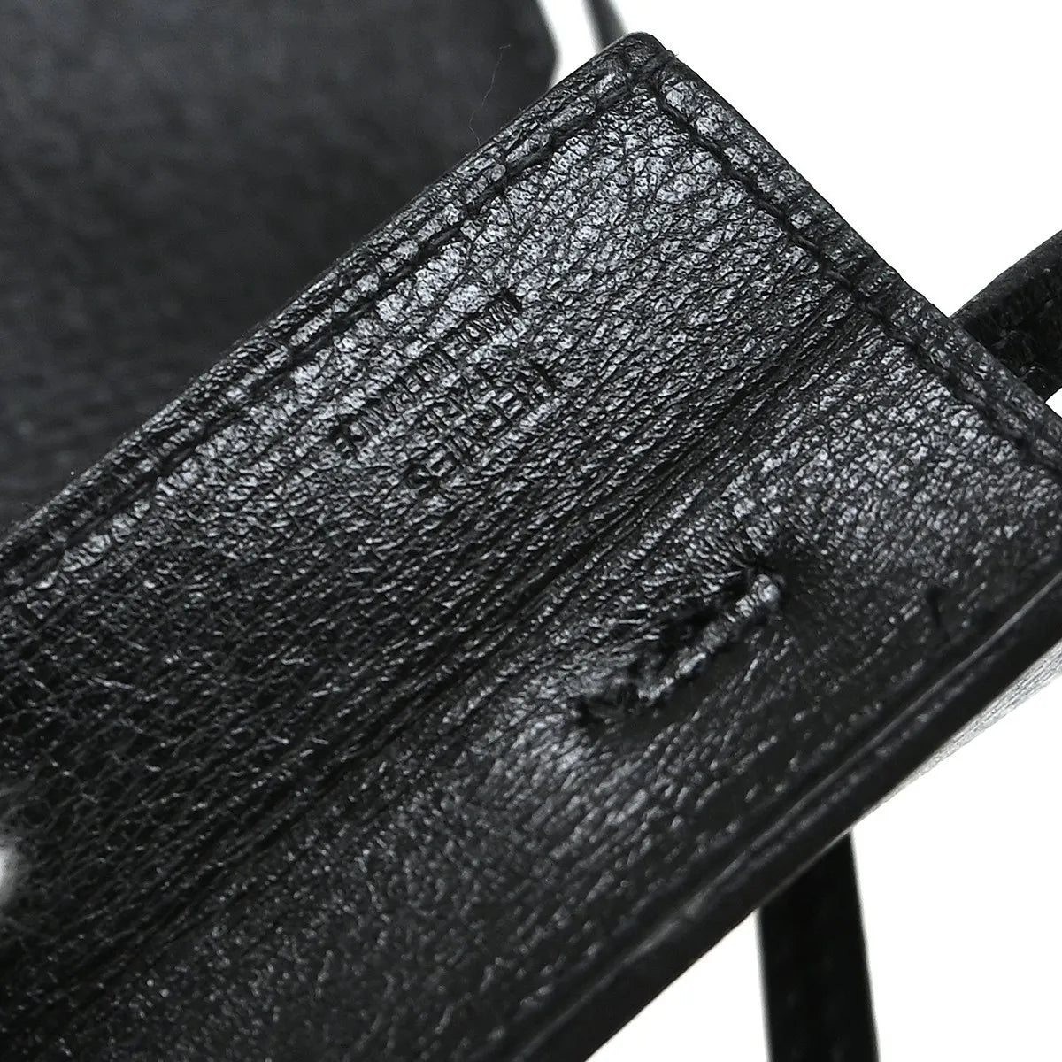 Hermes Onimaitou Leather Black Leather Shoulder Bag Bag (Pre-Owned)