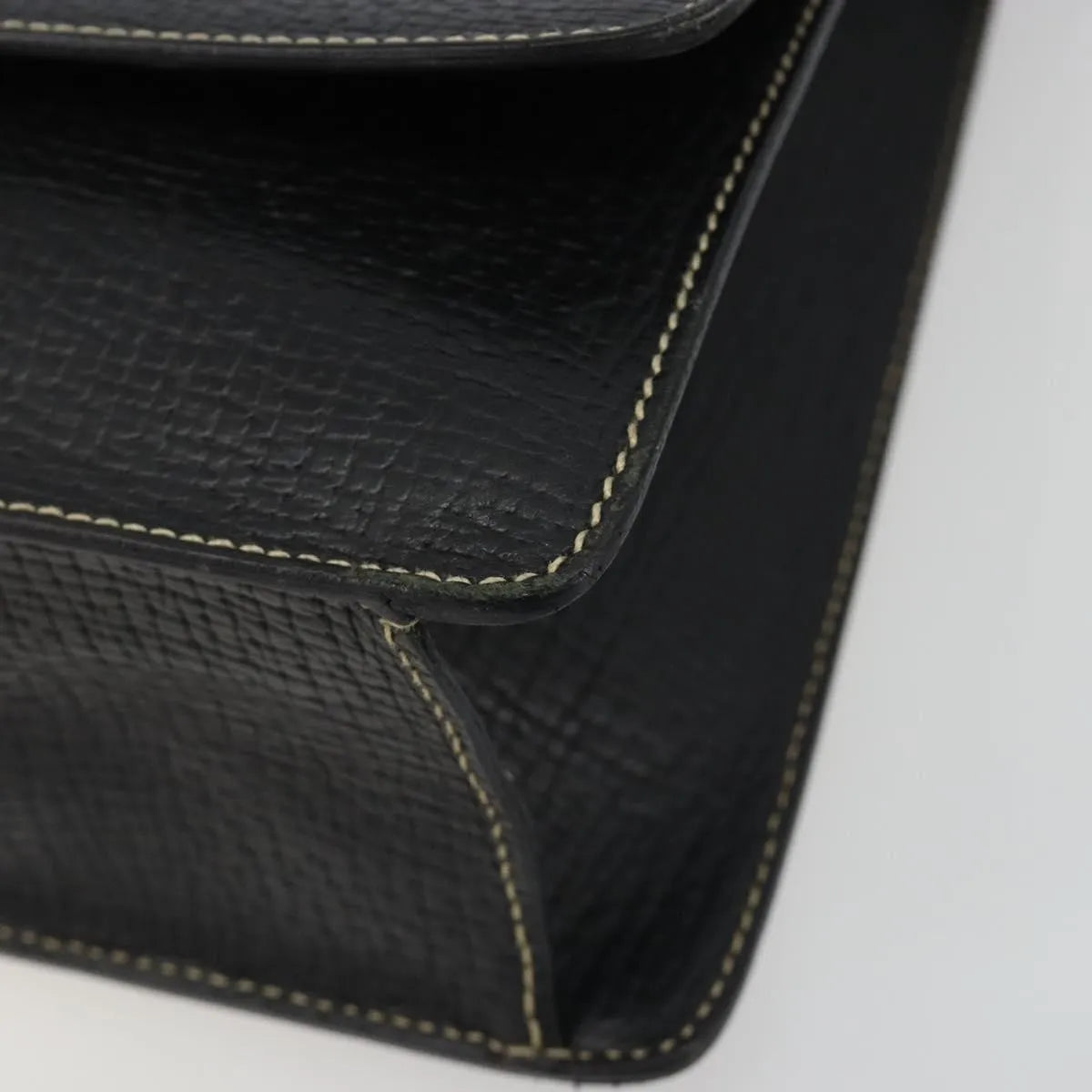 Loewe Barcelona Top Handle Leather Black Leather Handbag (Pre-Owned)