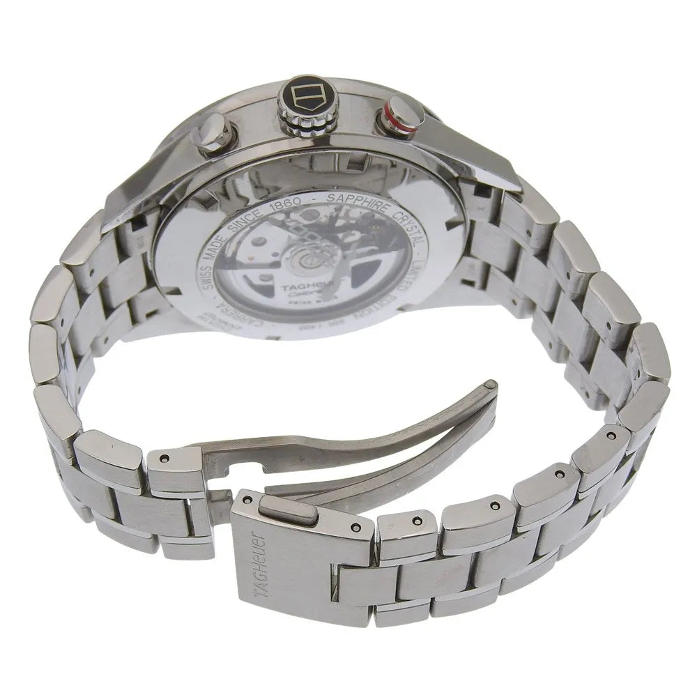 Tag Heuer Carrera Calibre 16 Chronograph Day Date Automatic Stainless Steel Watch (Pre-Owned)