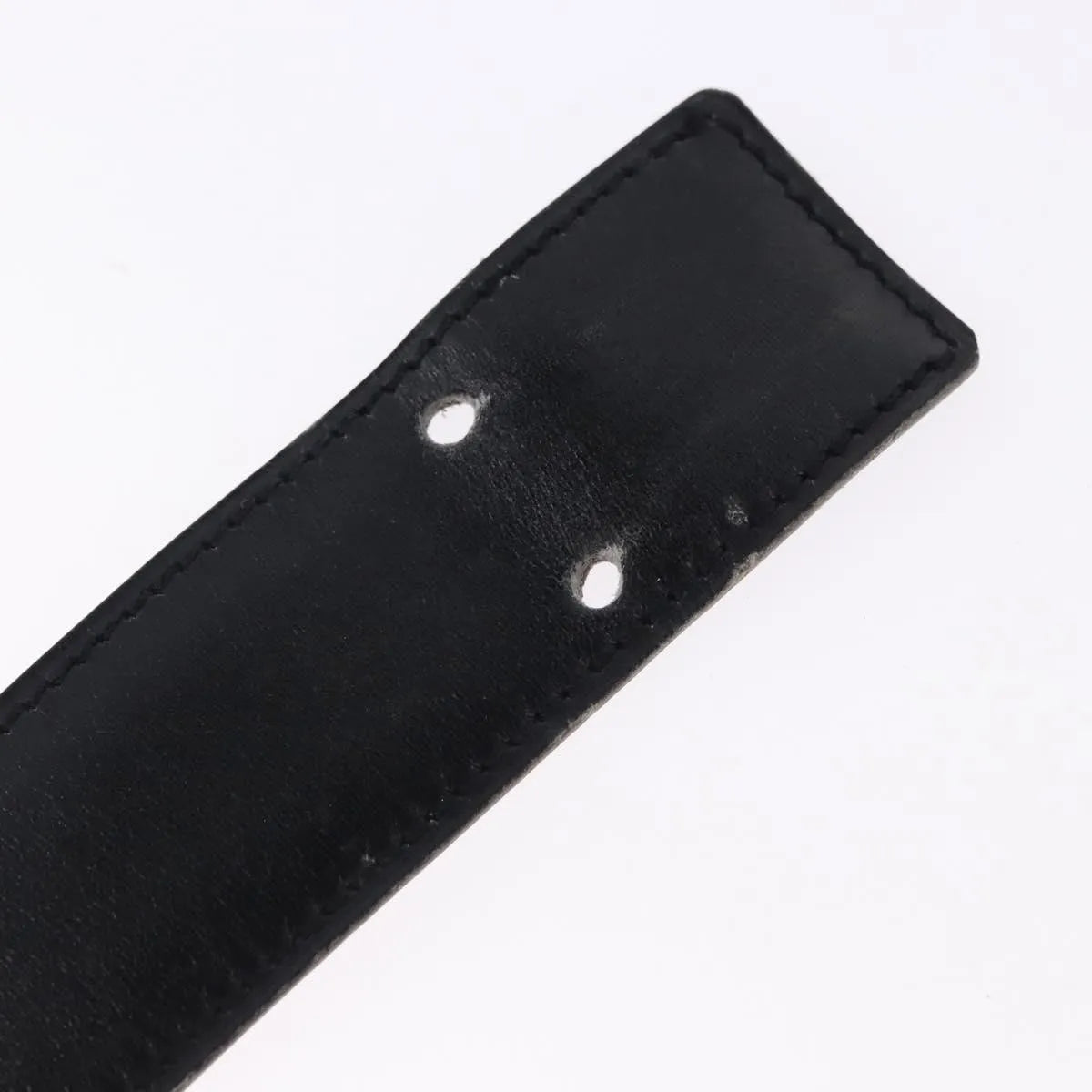 Hermes Constance Reversible Belt Leather Black Leather Belts Accessory (Pre-Owned)