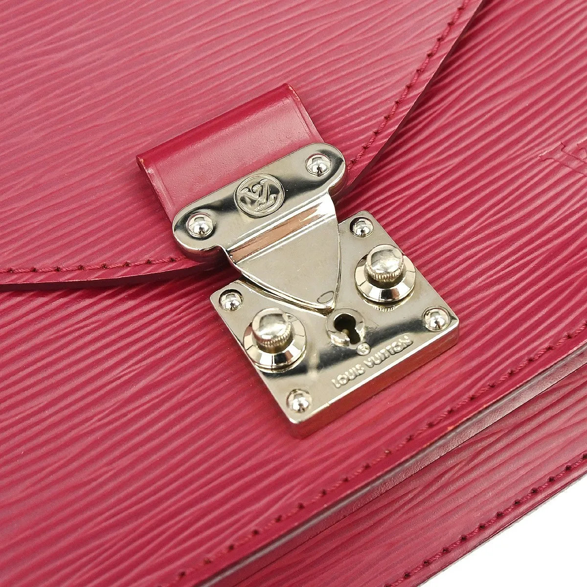 Louis Vuitton Monceau Epi Pink Leather Handbag (Pre-Owned)