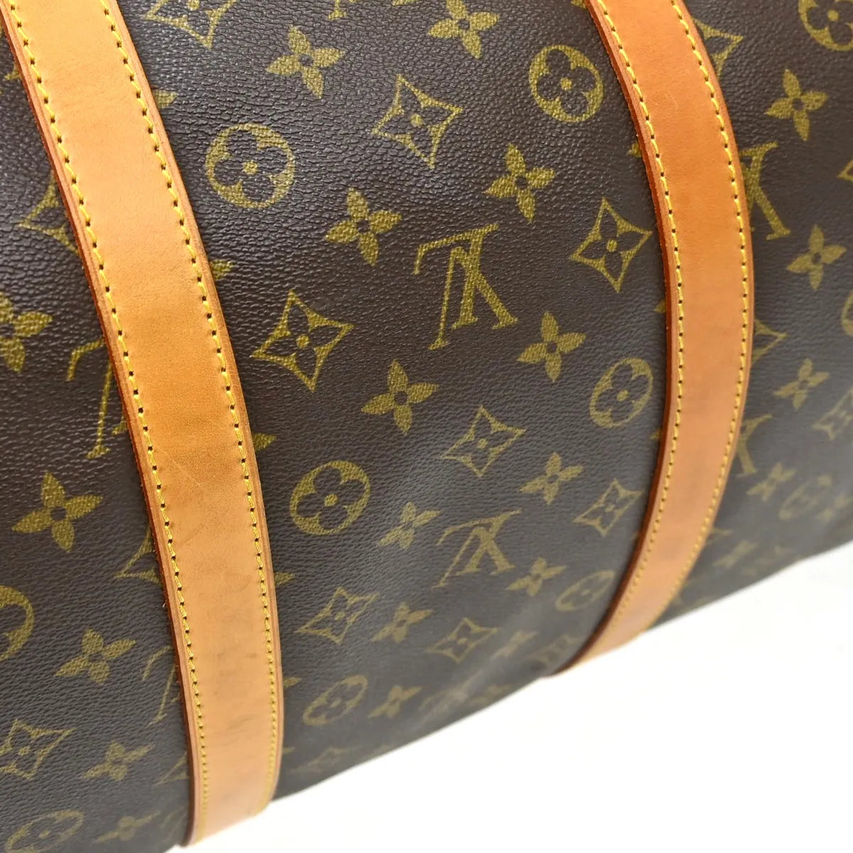Louis Vuitton Keepall Monogram Canvas Brown Canvas Travel Bag Bag (Pre-Owned)