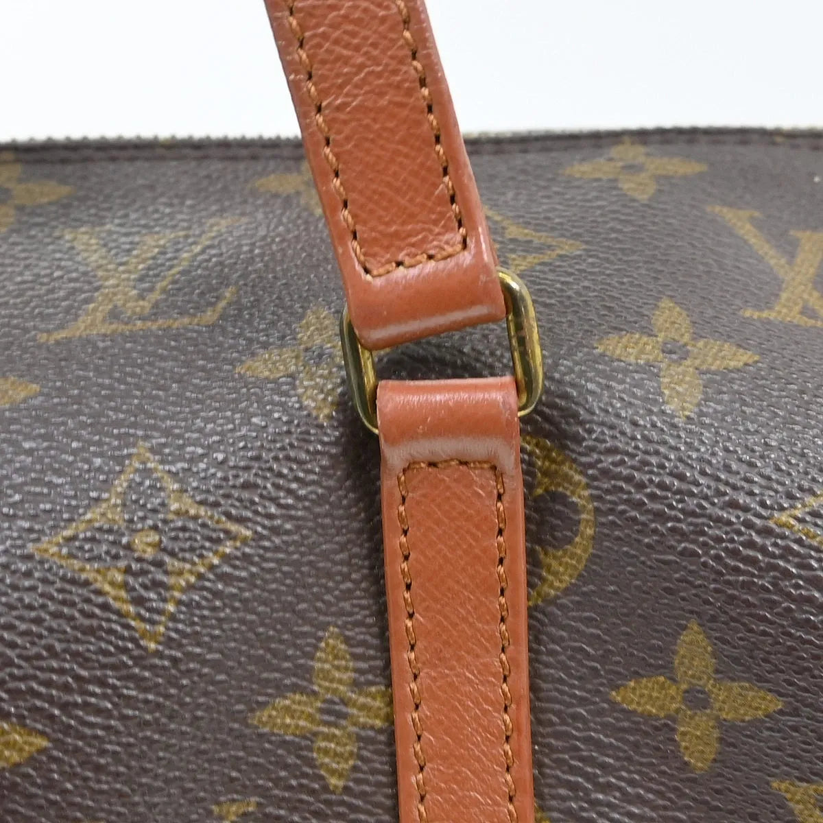 Louis Vuitton Papillon Handbag Monogram Canvas Brown Canvas Handbag (Pre-Owned)