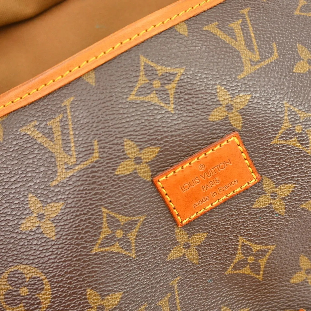 Louis Vuitton Saumur Monogram Canvas Brown Canvas Shoulder Bag Bag (Pre-Owned)