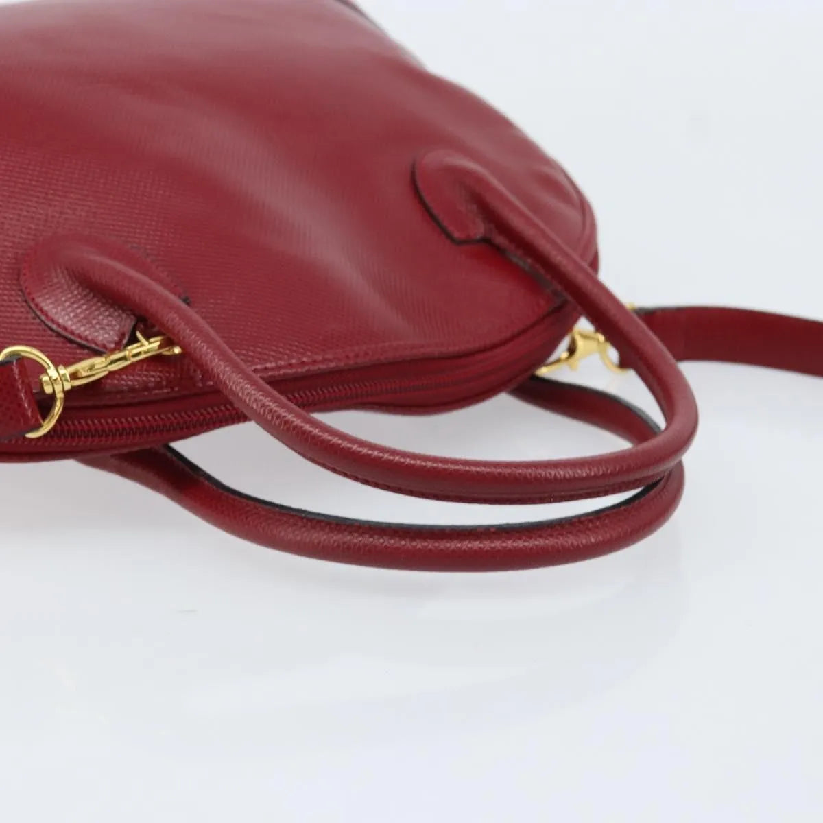 Bottega Veneta Vintage Leather Red Leather Handbag (Pre-Owned)
