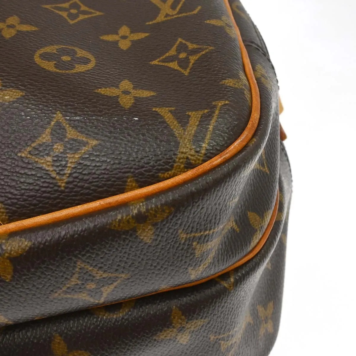 Louis Vuitton Reporter Monogram Canvas Brown Canvas Shoulder Bag Bag (Pre-Owned)