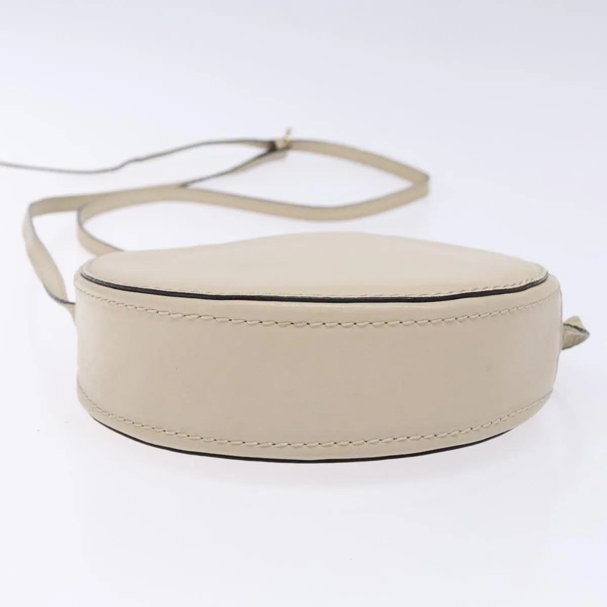 Bottega Veneta Vintage Leather Beige Leather Shoulder Bag Bag (Pre-Owned)
