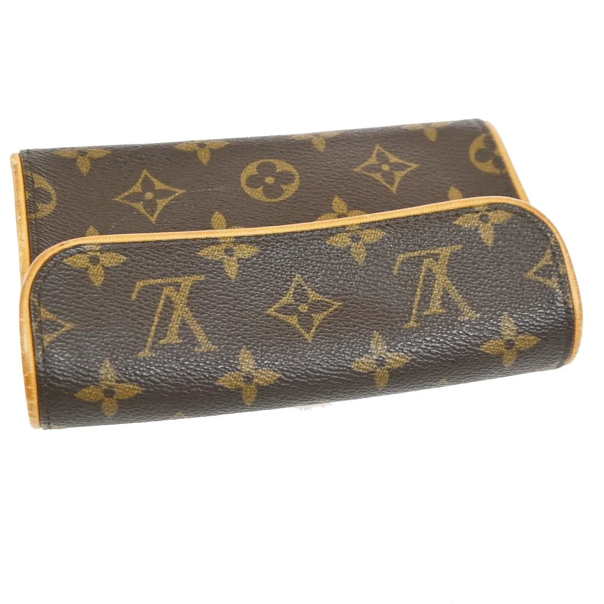 Louis Vuitton Florentine Waist Bag Monogram Brown Canvas Clutche & Pouche Bag (Pre-Owned)