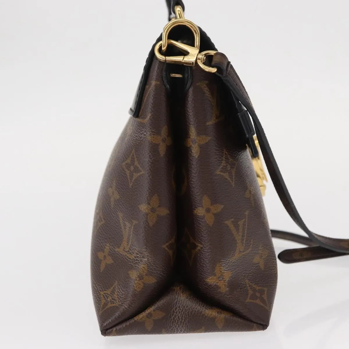 Louis Vuitton One Handle Flap Monogram Canvas And Leather Brown Canvas Handbag (Pre-Owned)