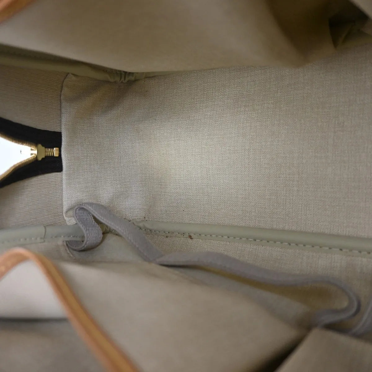 Louis Vuitton Deauville Monogram Canvas Brown Leather Handbag (Pre-Owned)