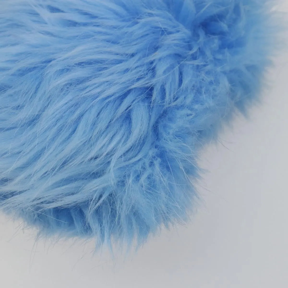 Prada Clutch Faux Fur Blue Fur Clutche & Pouche Bag (Pre-Owned)