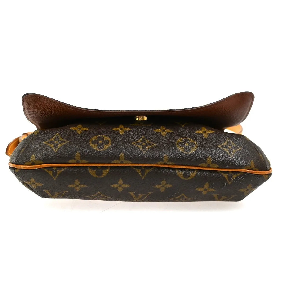 Louis Vuitton Musette Tango Monogram Canvas Brown Canvas Shoulder Bag Bag (Pre-Owned)