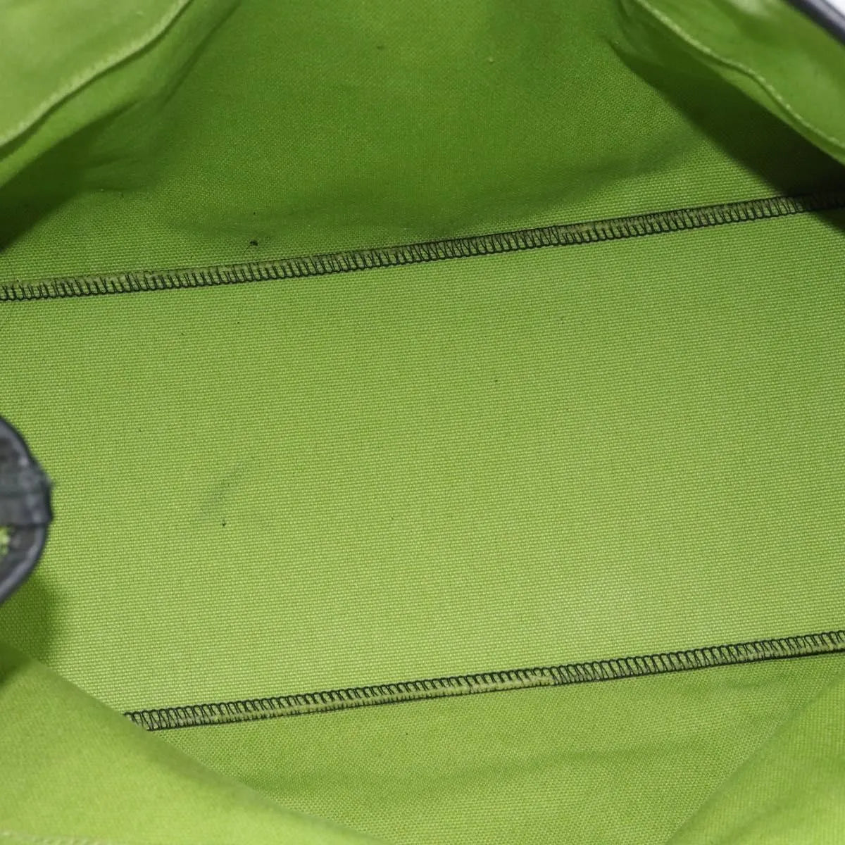 Bottega Veneta Vintage Canvas Green Canvas Tote Bag Bag (Pre-Owned)